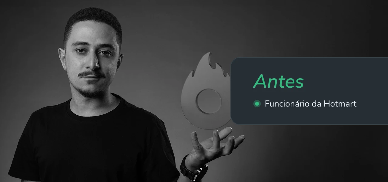 Matheus Carmo — antes, funcionário da Hotmart